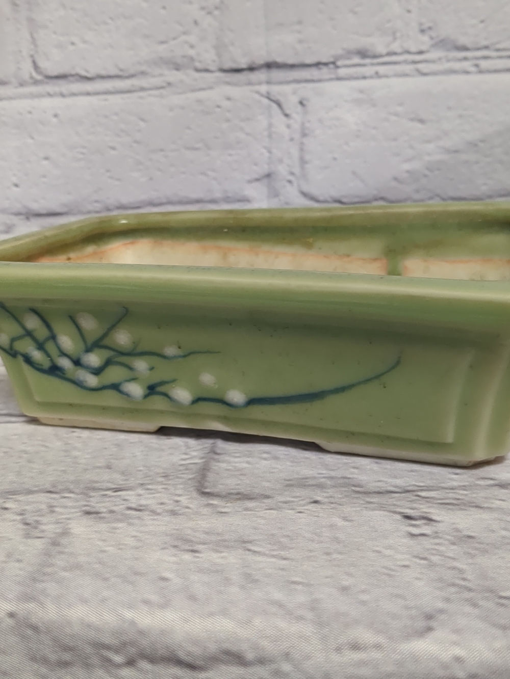 Vintage Japan 1930s Ceramic Stoneware Bonsai Planter Pottery - Picture 3 of 7